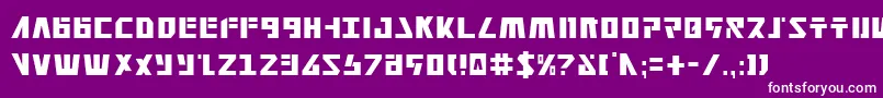 Falconv2c Font – White Fonts on Purple Background