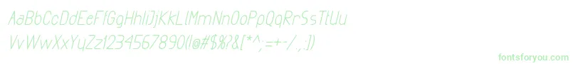 Подробнее о шрифте ExactaBoldItalic Шрифт ExactaBoldItalic – зелёные шрифты на белом фоне