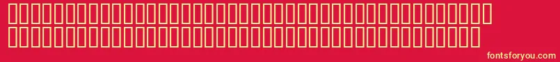 Philsimmonssh Font – Yellow Fonts on Red Background