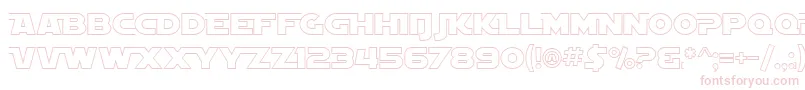 Шрифт SfDistantGalaxyAltoutline – розовые шрифты
