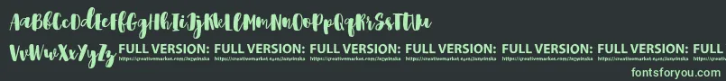 Shrewdy Font – Green Fonts on Black Background