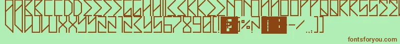 More about StreetMath Font StreetMath Font – Brown Fonts on Green Background