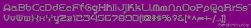 Weitere Informationen zur Chrome ffy-Schriftart Chrome ffy-Schriftart – Graue Schriften auf violettem Hintergrund