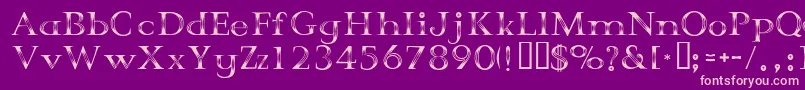 CrystalPalace Font – Pink Fonts on Purple Background