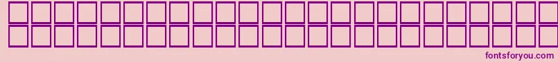 AlKharashiKoufi2 Font – Purple Fonts on Pink Background