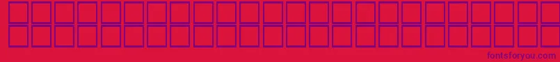 AlKharashiKoufi2 Font – Purple Fonts on Red Background
