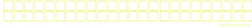 AlKharashiKoufi2 Font – Yellow Fonts on White Background