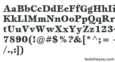 ItcEspritLtBlack font – basic Fonts