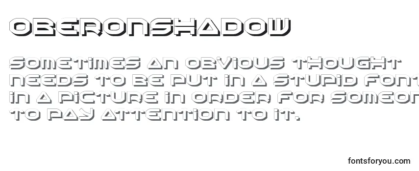 フォントOberonShadow