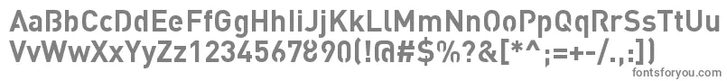 Шрифт StreetvertisingBoldPublic – серые шрифты на белом фоне