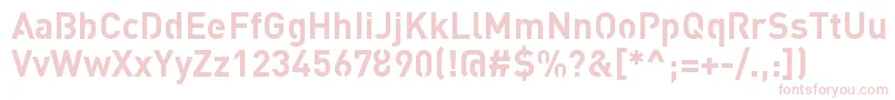 Шрифт StreetvertisingBoldPublic – розовые шрифты на белом фоне