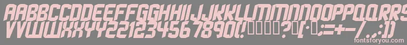 Strangephenomena Font – Pink Fonts on Gray Background