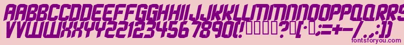 Strangephenomena Font – Purple Fonts on Pink Background