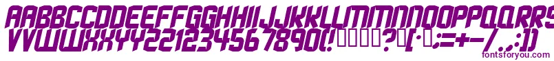 Strangephenomena Font – Purple Fonts on White Background