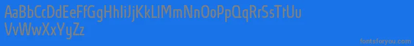 AbsolutProBookcondensed Font – Gray Fonts on Blue Background
