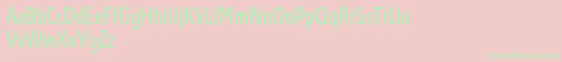 AbsolutProBookcondensed Font – Green Fonts on Pink Background