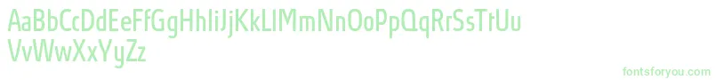 AbsolutProBookcondensed Font – Green Fonts on White Background