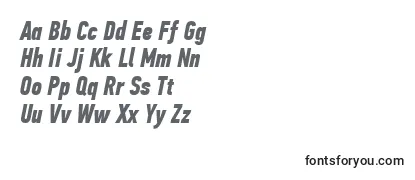 PfdintextcompproBolditalic Font