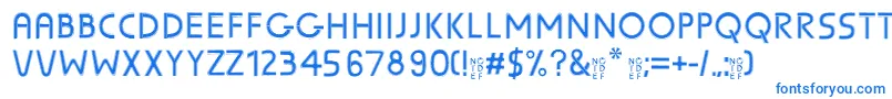SunscreenPentaline Font – Blue Fonts