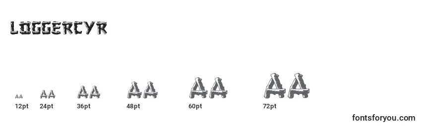 LoggerCyr Font Sizes