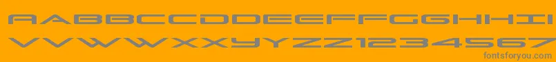 Шрифт Grandsportexpand – серые шрифты на оранжевом фоне