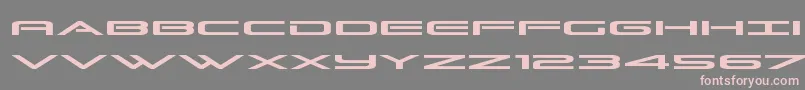 Grandsportexpand Font – Pink Fonts on Gray Background