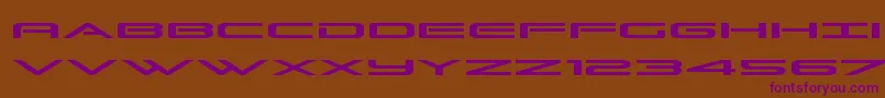 Шрифт Grandsportexpand – фиолетовые шрифты на коричневом фоне