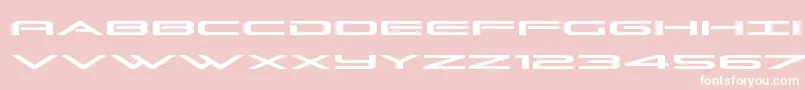 Grandsportexpand Font – White Fonts on Pink Background
