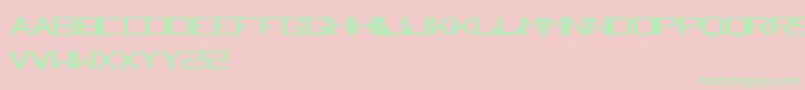 Tequilaheightssobriaborrach Font – Green Fonts on Pink Background