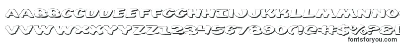 Diegocon3D-Schriftart – Schriftformen