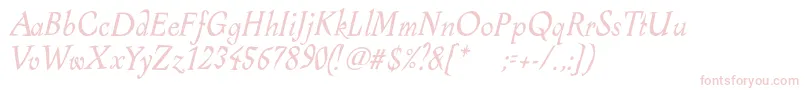 Weitere Informationen zur AlcoholicaItalic-Schriftart AlcoholicaItalic-Schriftart – Rosa Schriften auf weißem Hintergrund