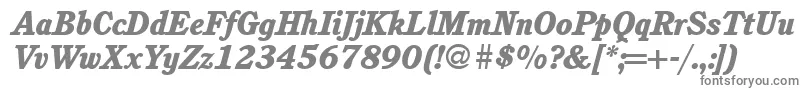 C851RomanHeavyItalic Font – Gray Fonts