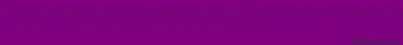 MusikerStaff-Schriftart – Schwarze Schriften auf violettem Hintergrund