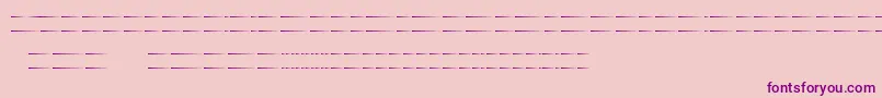 Шрифт MusikerStaff – фиолетовые шрифты на розовом фоне