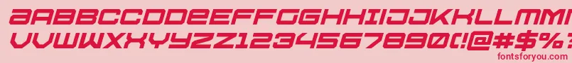 Ussdallasital Font – Red Fonts on Pink Background
