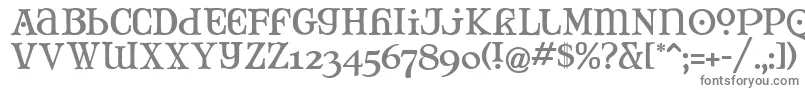 フォントMaryJaneTankard – 白い背景に灰色の文字