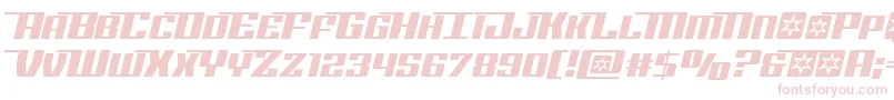 Rocketpophalfital Font – Pink Fonts on White Background