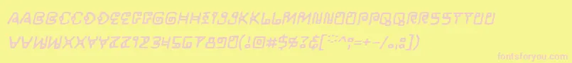 More about LifeformbbItal Font LifeformbbItal Font – Pink Fonts on Yellow Background