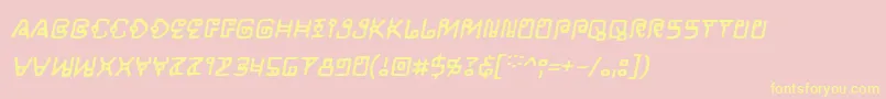 More about LifeformbbItal Font LifeformbbItal Font – Yellow Fonts on Pink Background