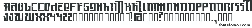 Шрифт Kasikorn – эродированные шрифты