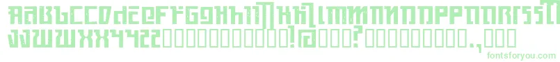 Kasikorn Font – Green Fonts on White Background