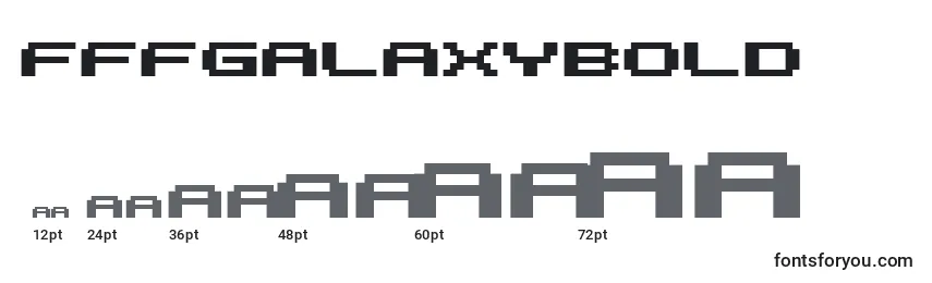 FffGalaxyBold Font Sizes