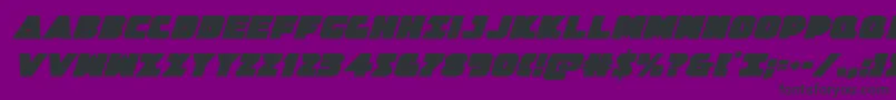 Jedisfital Font – Black Fonts on Purple Background