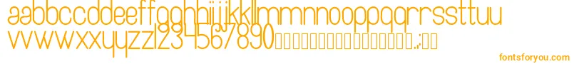 Шрифт Artesana – оранжевые шрифты