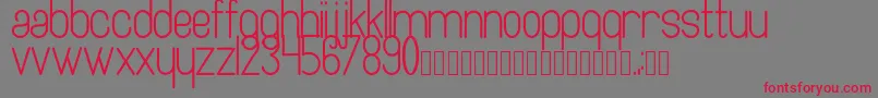 Artesana Font – Red Fonts on Gray Background