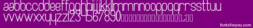 Artesana Font – White Fonts on Purple Background