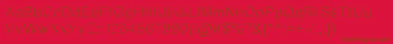 JdFantasyBold-fontti – ruskeat fontit punaisella taustalla