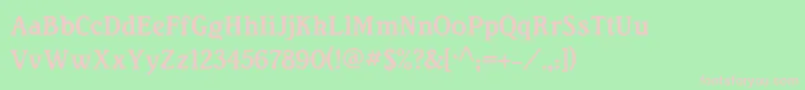 En savoir plus sur la police Ritasmith Police Ritasmith – polices roses sur fond vert