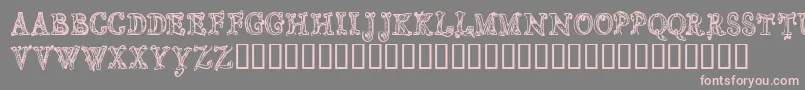 CfsortilegeRegular Font – Pink Fonts on Gray Background