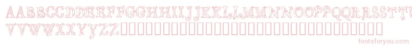 Czcionka CfsortilegeRegular – różowe czcionki